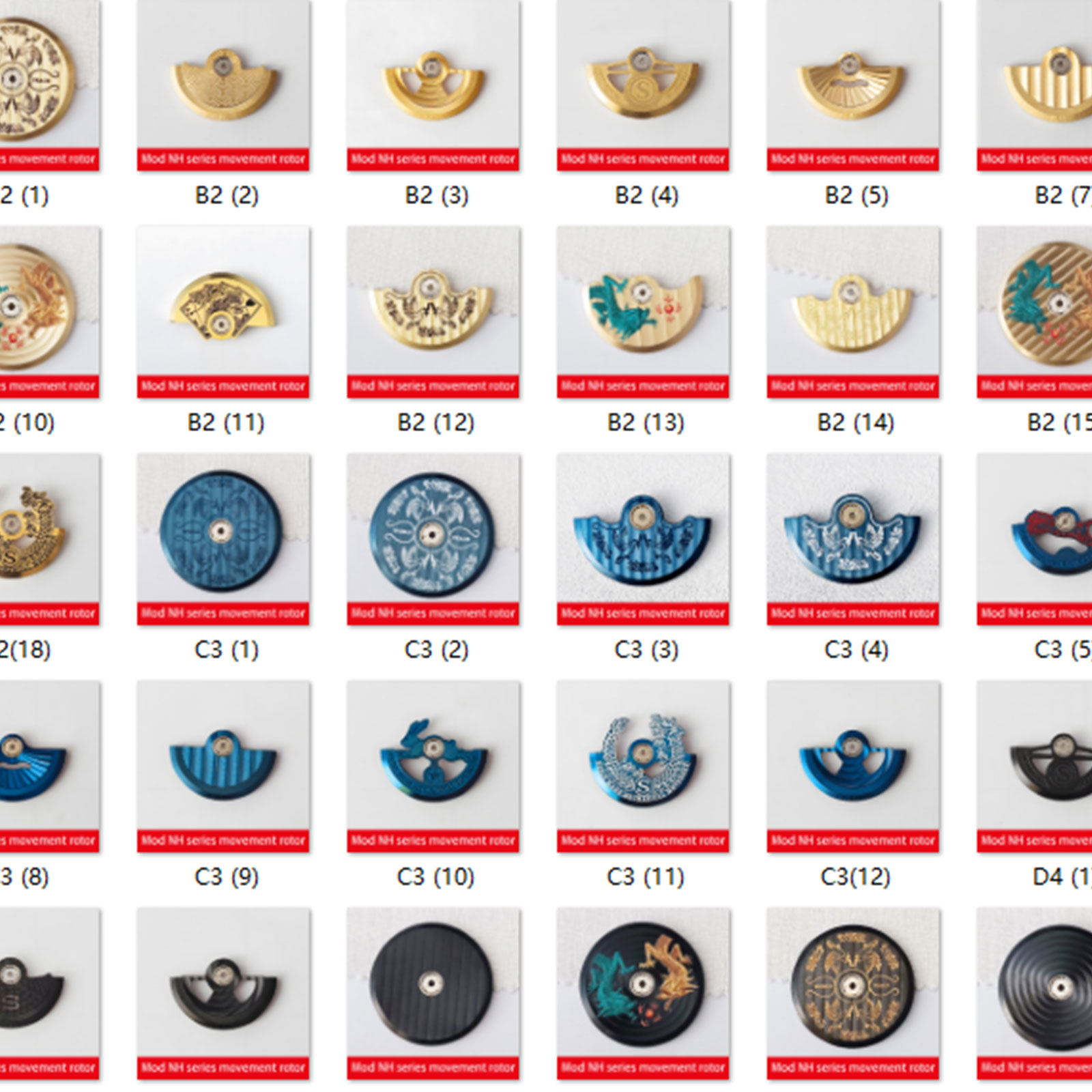 Watch Movement Rotor - Watch NH35 Rotor Fit NH35 NH36