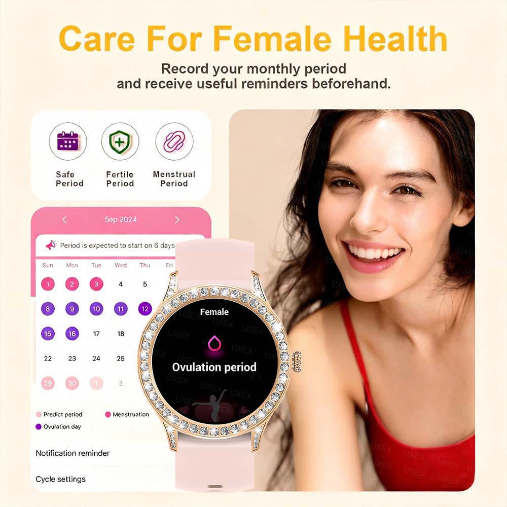Ladies Luxury Smart Watch 1.27 - Smartwatch Luxury Watches For Women ulasan dan harga