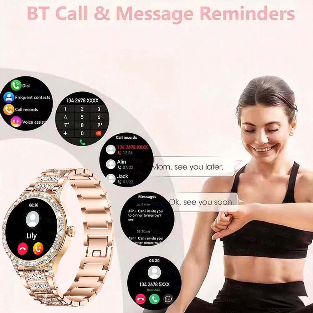 Ladies Luxury Smart Watch 1.27 - Smartwatch Luxury Watches For Women ulasan dan harga
