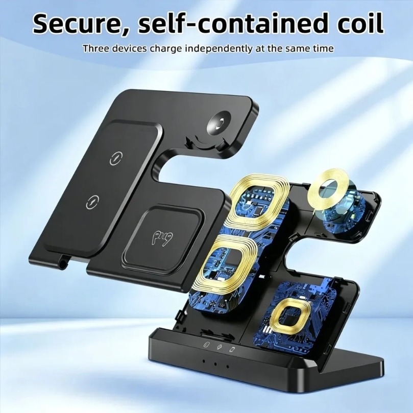 3 in 1 Fast Wireless Charger F - Watches Smartwatch Samsung ulasan dan harga
