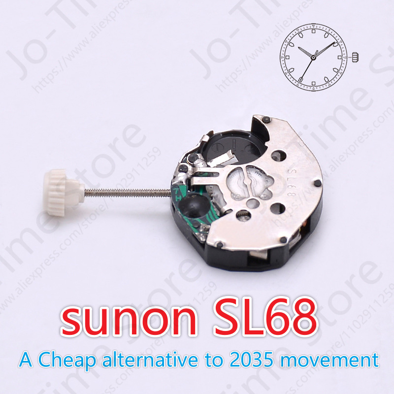 Sunon Sl68 Quartz Watch Moveme - Watch Movement Rotor ulasan dan harga