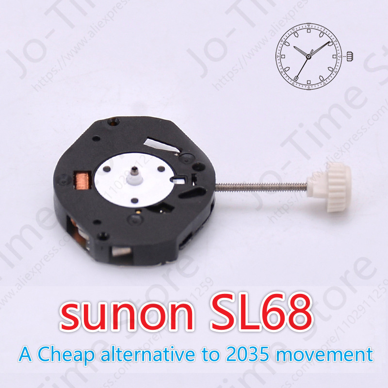 Sunon Sl68 Quartz Watch Moveme - Watch Movement Rotor ulasan dan harga