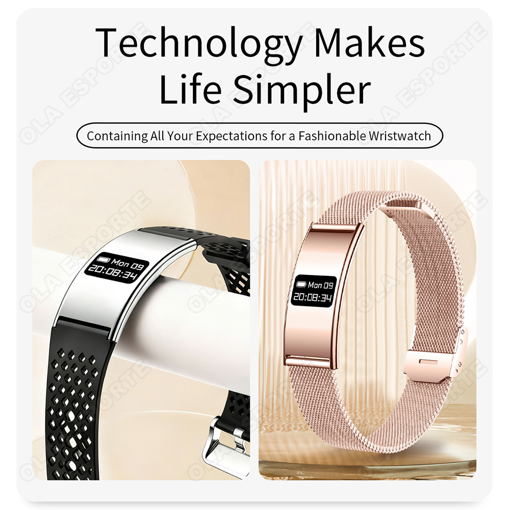 New Smart Bracelet Real-time H - Couple Watches Smartwatch ulasan dan harga
