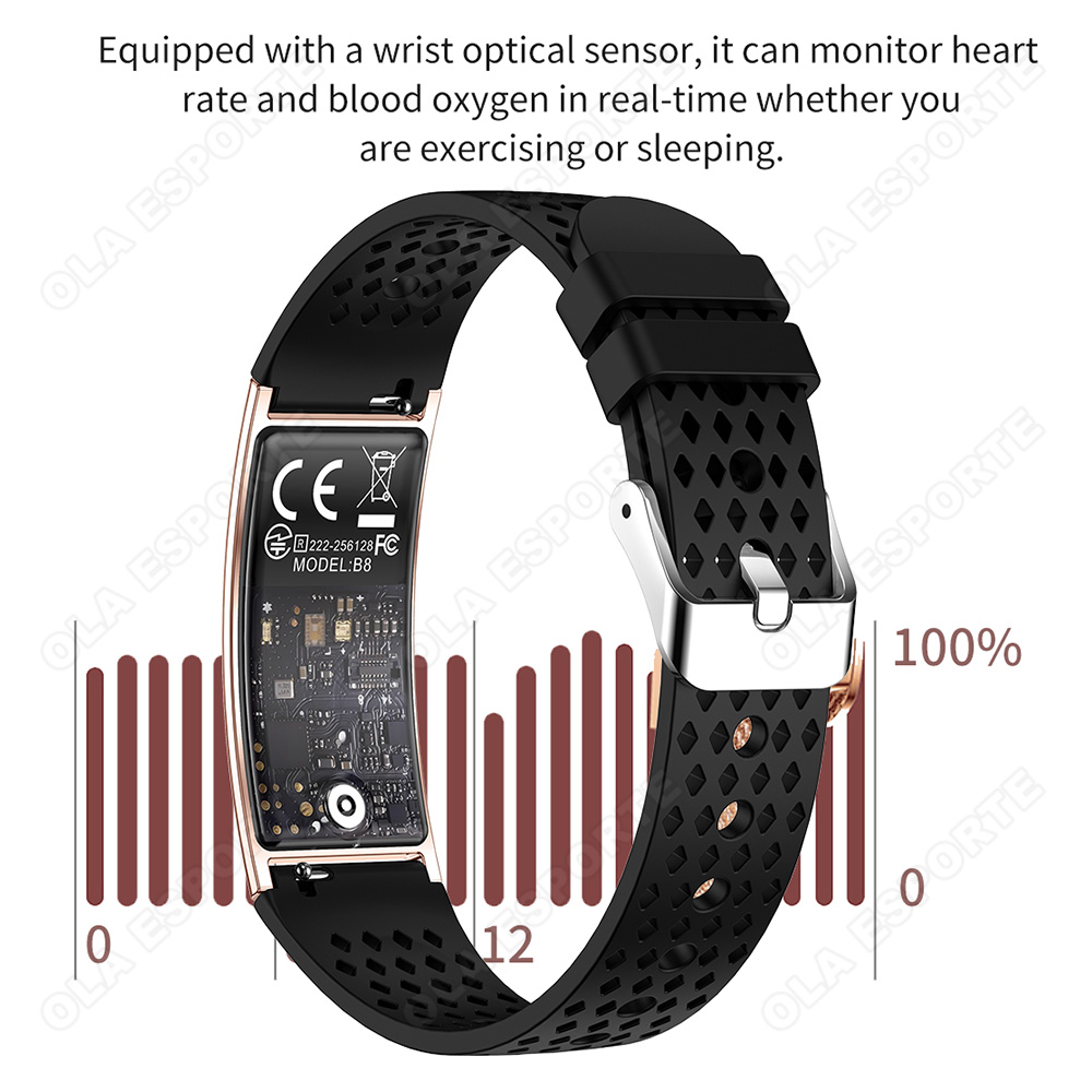 New Smart Bracelet Real-time H - Couple Watches Smartwatch ulasan dan harga