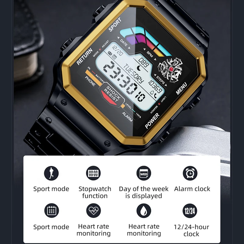 Aiweile AW38 Smart Watch Man 2 - Smartwatch Iphone Watch For Men ulasan dan harga