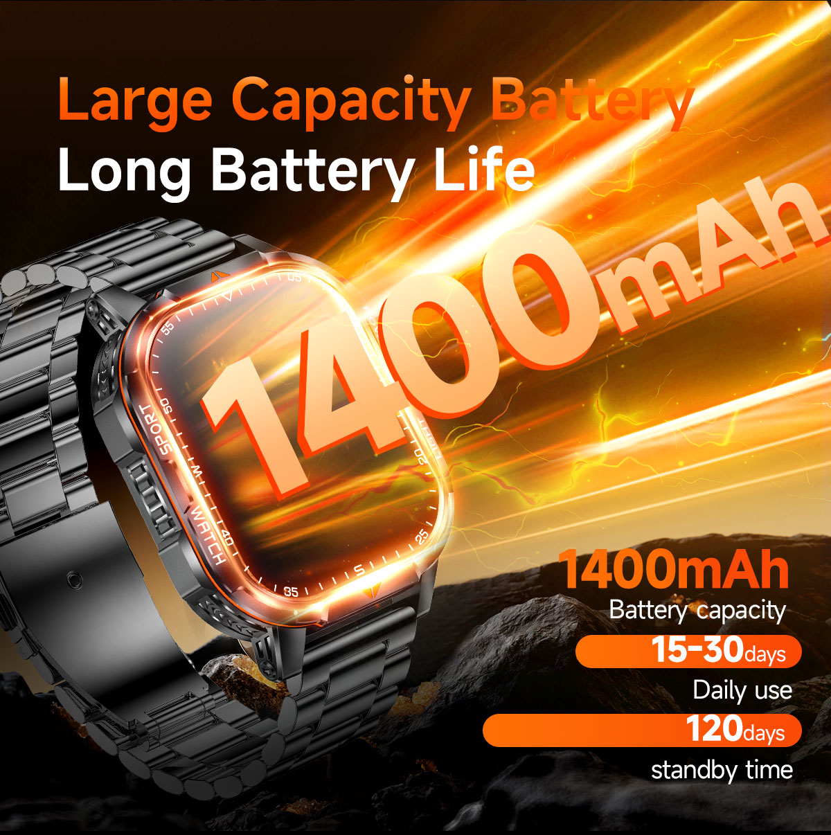 2026 New 1400mAh Super Large B - Smartwatch New Watches For Women ulasan dan harga
