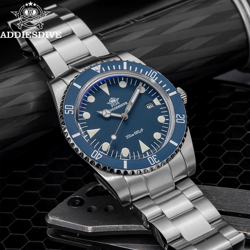 ADDIESDIVE Men's Diving Watch  - Solar Powered Watch ulasan dan harga