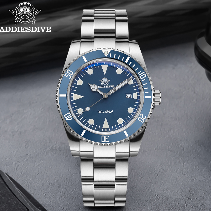 ADDIESDIVE Men's Diving Watch  - Solar Powered Watch ulasan dan harga