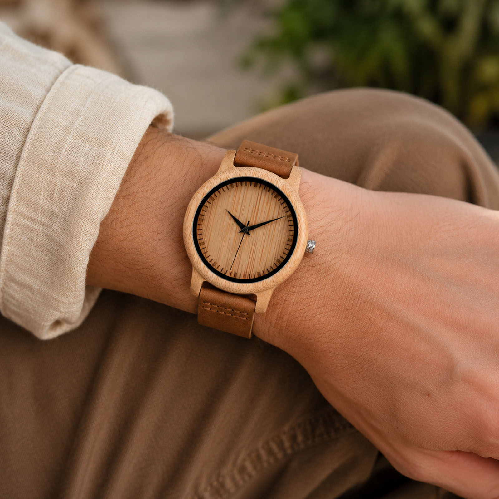 High Quality Watch Bamboo Case - Couple Watches Smartwatch ulasan dan harga