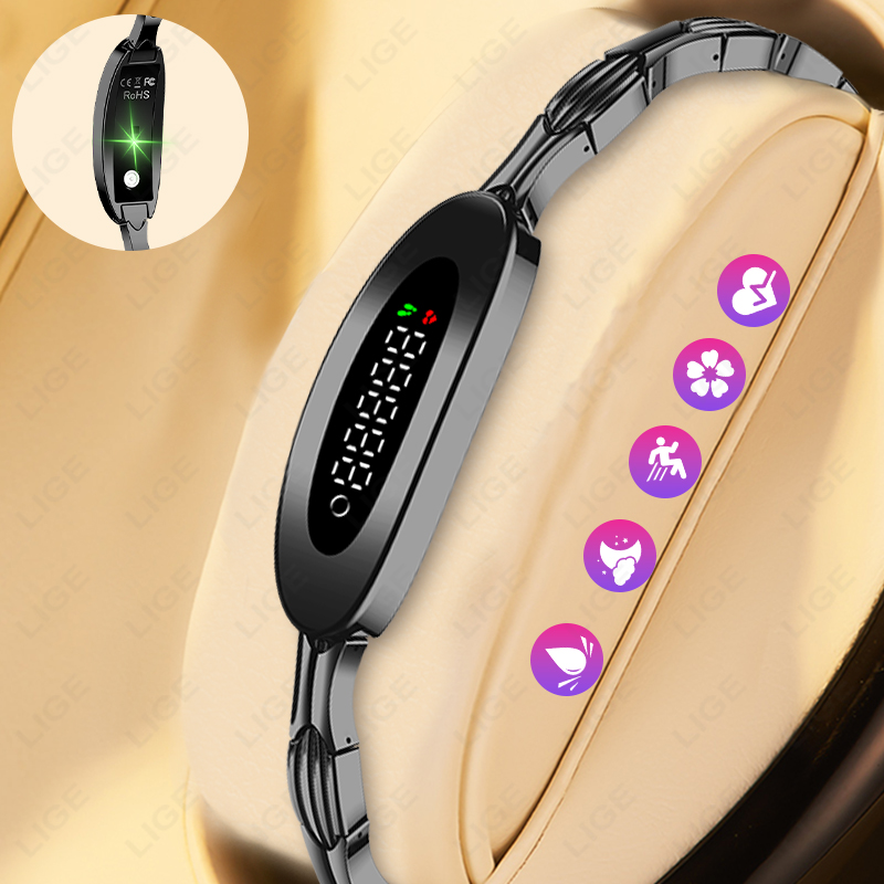 LIGE Men Smart Bracelet for Co - Couple Watches Smartwatch ulasan dan harga
