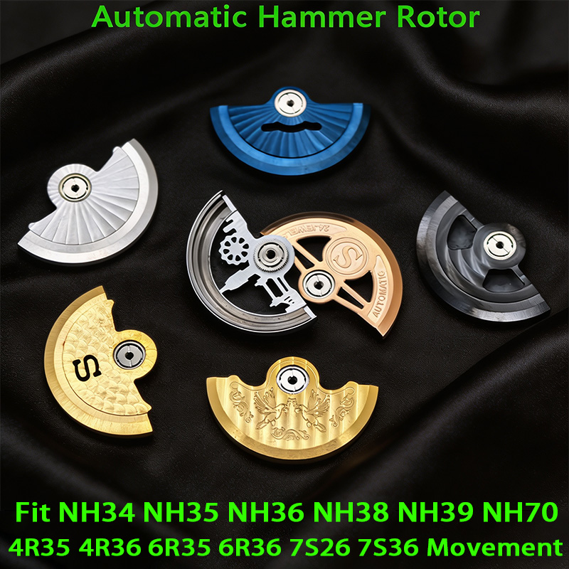 Mod NH35 Movement Automatic Os - Watch Movement Rotor ulasan dan harga