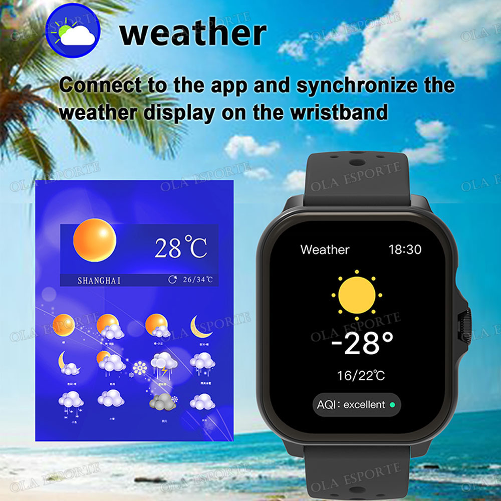 Smart watch, wireless calling  - Smartwatch Iphone Watch For Men ulasan dan harga