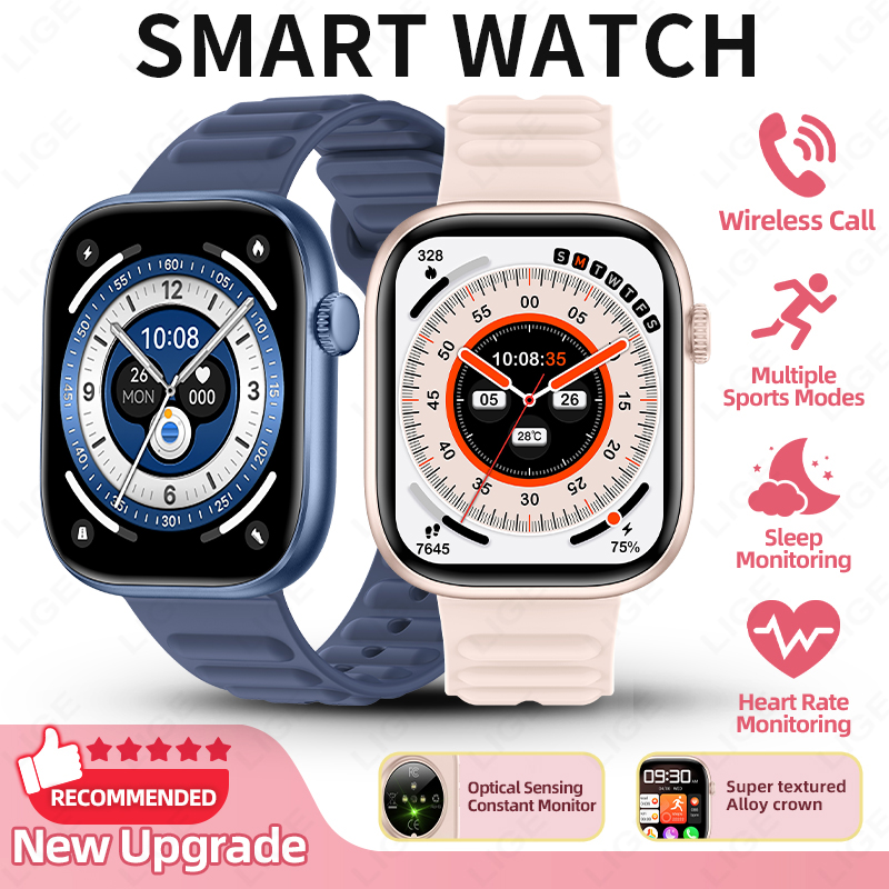 LIGE 2026 NEW Smart Watch Hear - Couple Watches Smartwatch ulasan dan harga