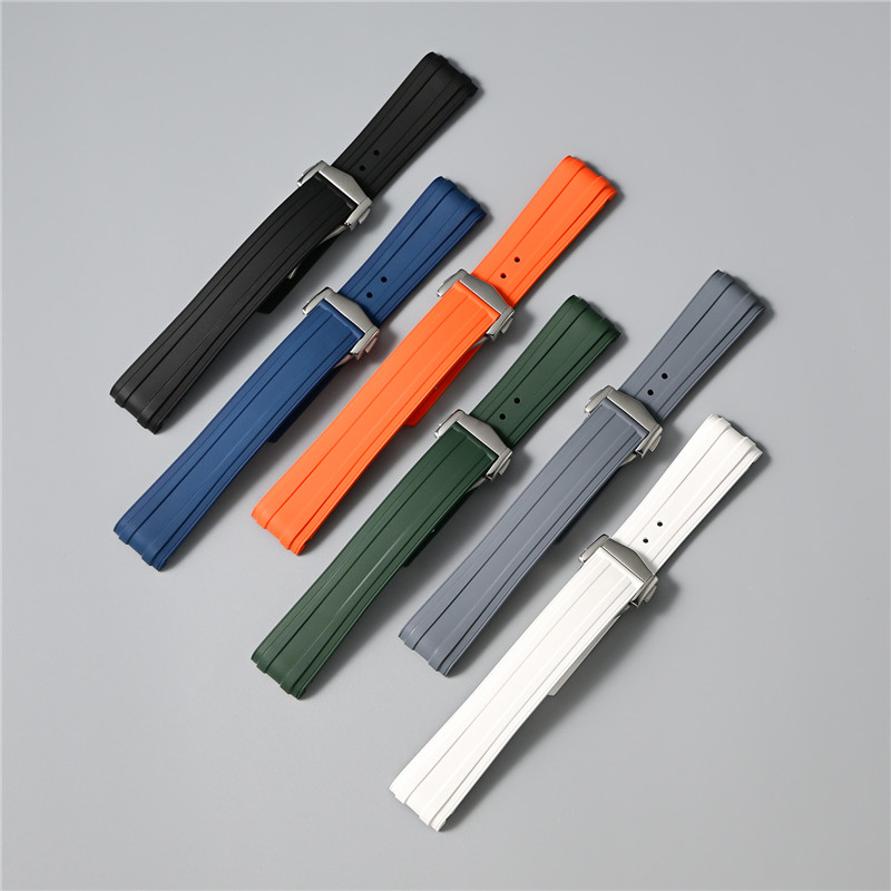 20mm Fluoro Rubber Watch Strap - Omega Watch Seamaster ulasan dan harga