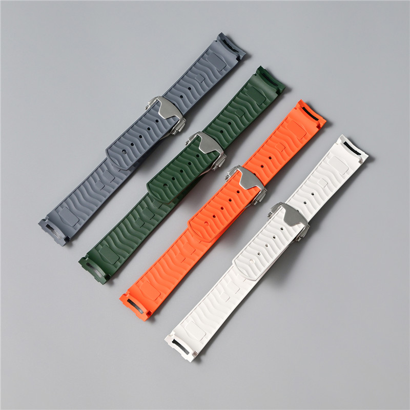 20mm Fluoro Rubber Watch Strap - Omega Watch Seamaster ulasan dan harga