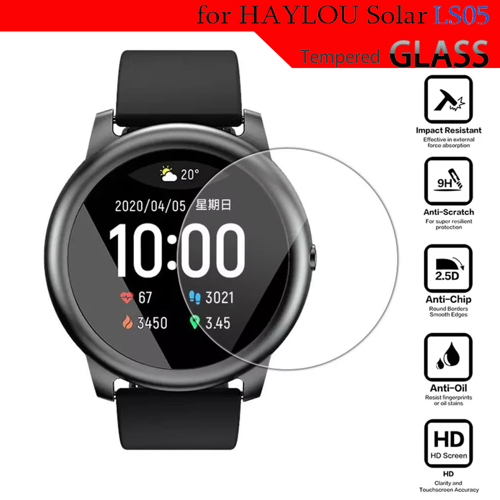 Tempered Glass For HayLou Sola - Solar Powered Watch ulasan dan harga