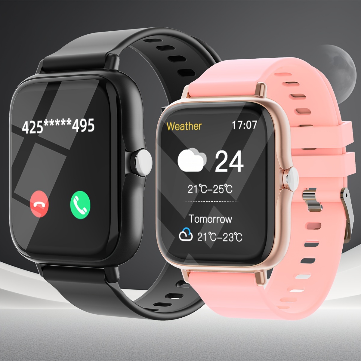 Smart Watch for Men Women, Fit - Smartwatch Iphone Watch For Men ulasan dan harga