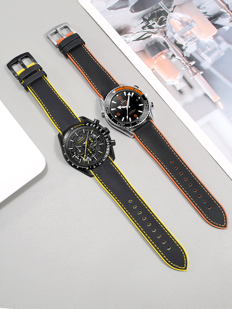 Nylon Textured Watch Strap Sui - Omega Watch Seamaster ulasan dan harga