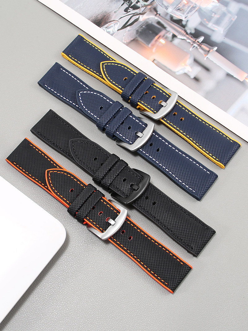 Nylon Textured Watch Strap Sui - Omega Watch Seamaster ulasan dan harga