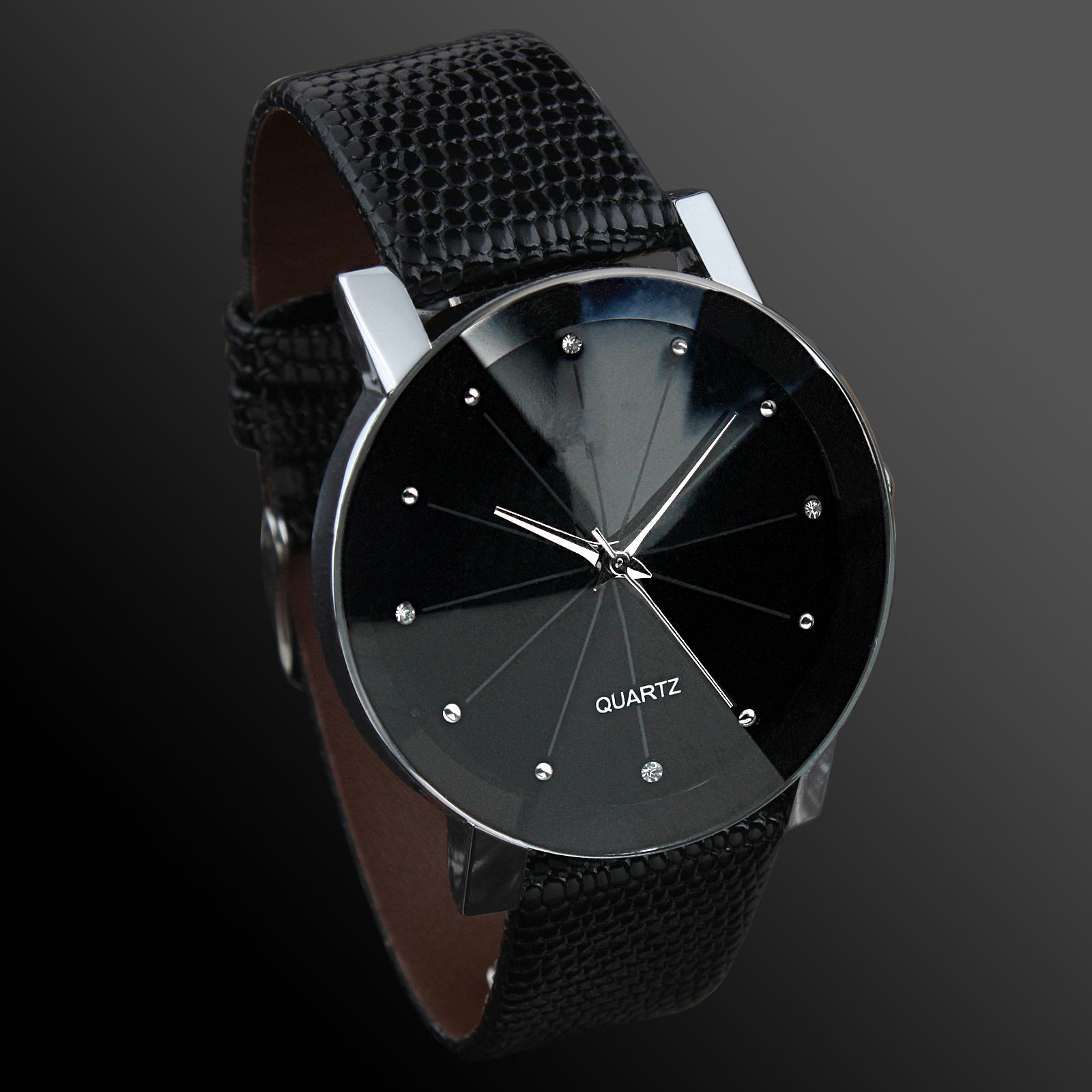 Fashion Casual Men Watches Bla - Solar Powered Watch ulasan dan harga