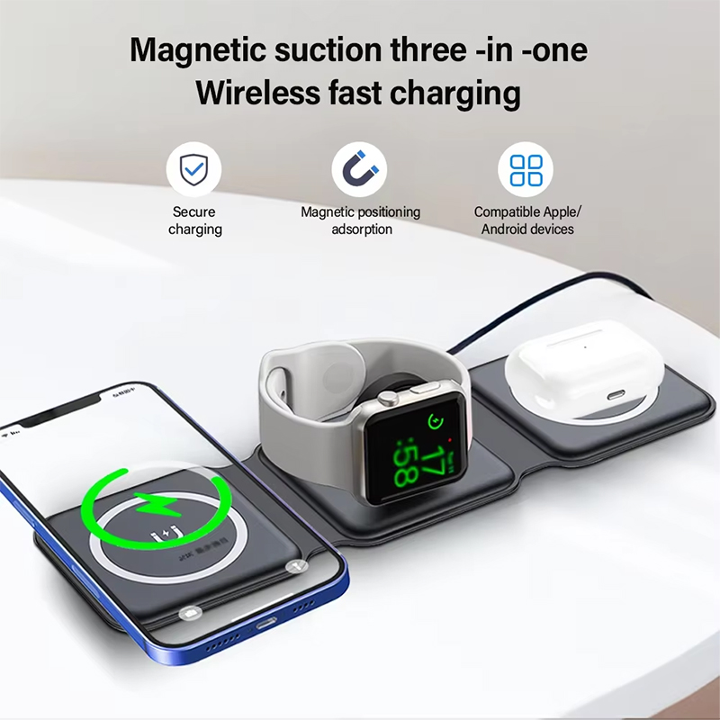 Universal Qi2 Magnetic Foldabl - Watches Smartwatch Samsung ulasan dan harga
