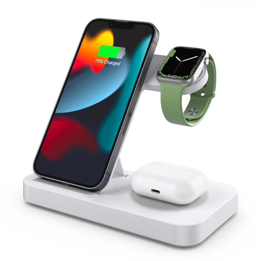 Travel 4 in 1 Wireless Charger - Watches Smartwatch Samsung ulasan dan harga