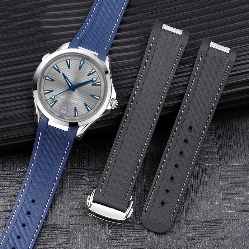 20mm Rubber Silicone Watch Str - Omega Watch Seamaster ulasan dan harga