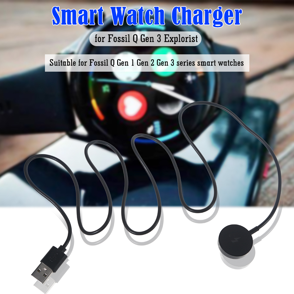 1m Smart Watch Magnetic Charge - Fossil Watches Smartwatch Charger ulasan dan harga