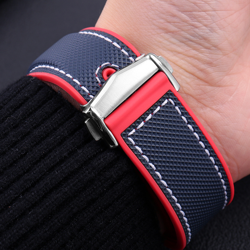 20mm 22mm Black Blue Orange Fa - Omega Watch Seamaster ulasan dan harga