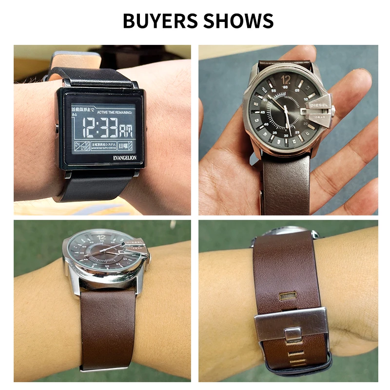 Genuine Leather Watchbands for - Diesel Watches Smartwatch ulasan dan harga