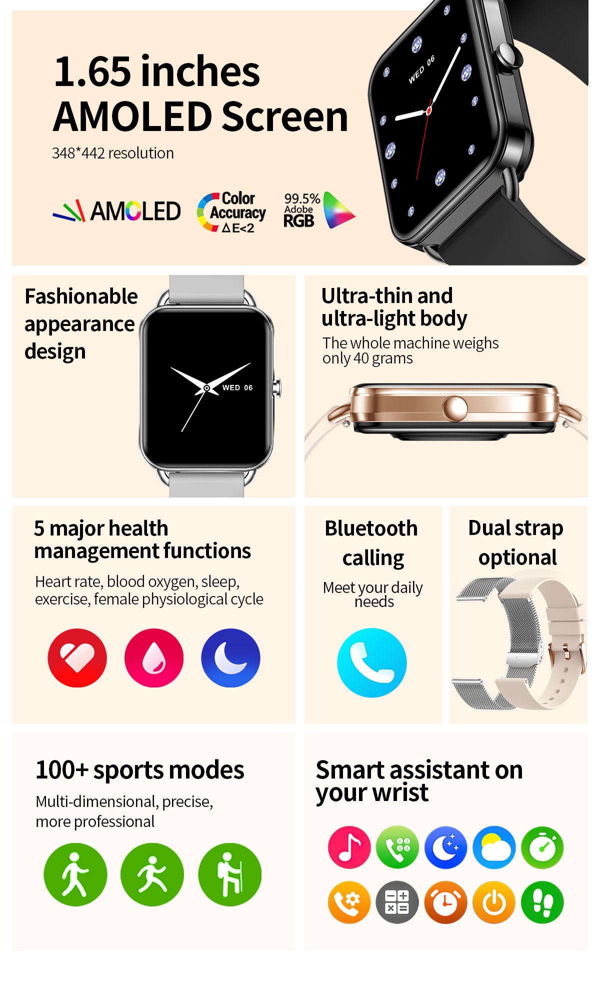 2024 Smart Watch Android Phone - Smartwatch New Watches For Women ulasan dan harga