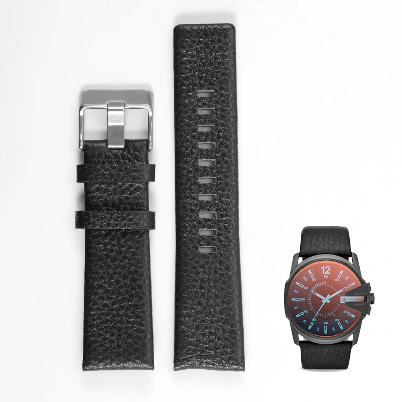 For Diesel Strap Genuine Leath - Diesel Watches Smartwatch ulasan dan harga