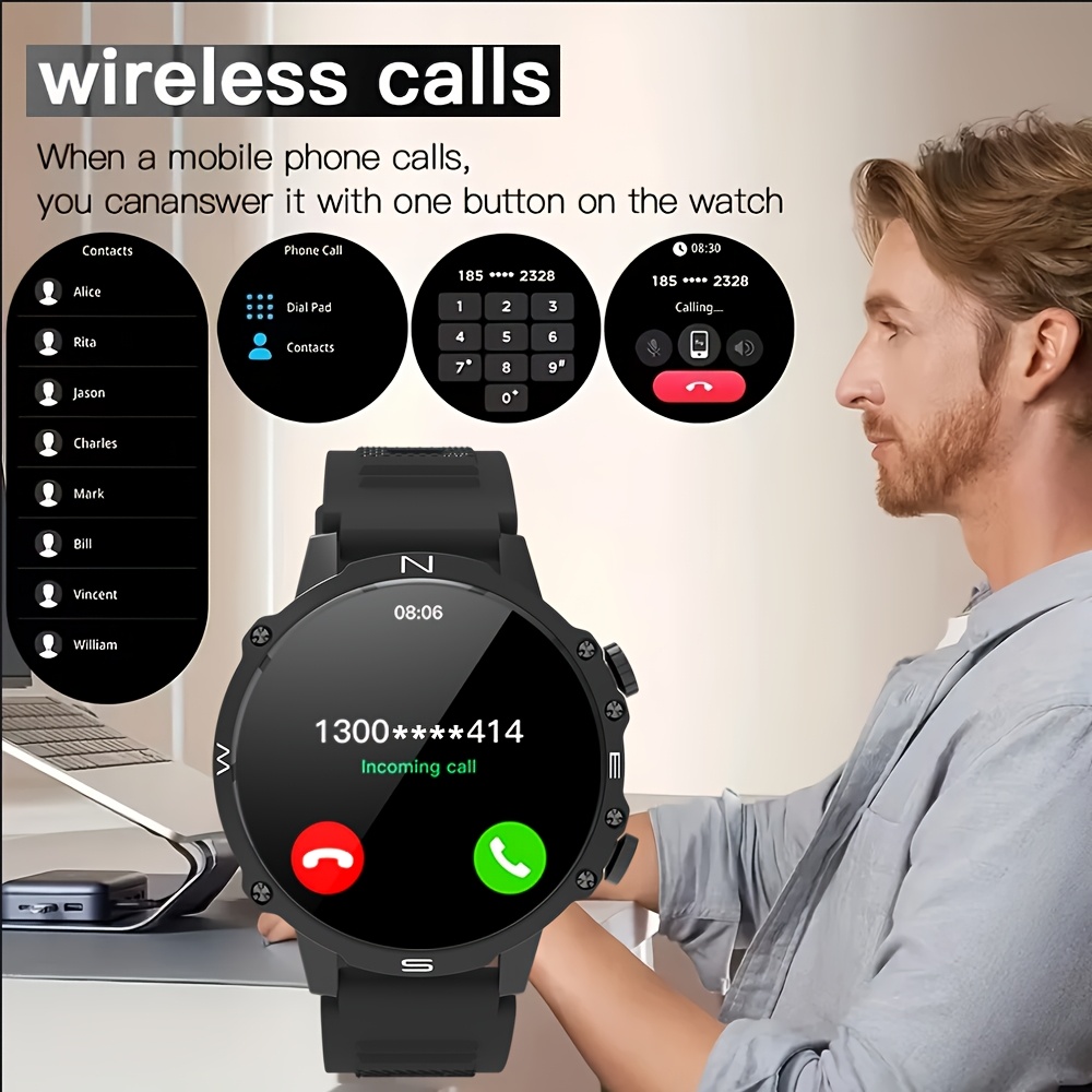 Men's Smartwatch, for iPhone a - Smartwatch Iphone Watch For Men ulasan dan harga