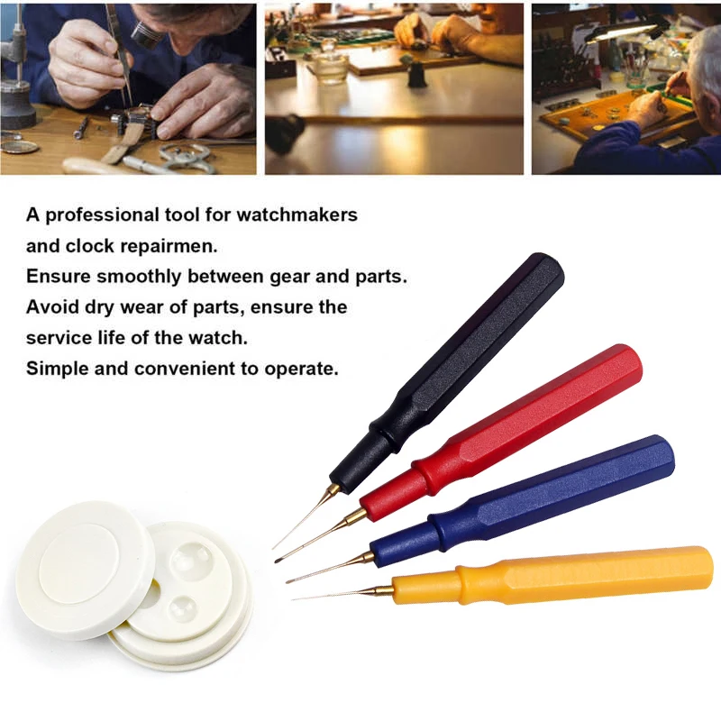 5Pcs Watch Lubricant Oiler Oil - Watch Lubricant Oil ulasan dan harga