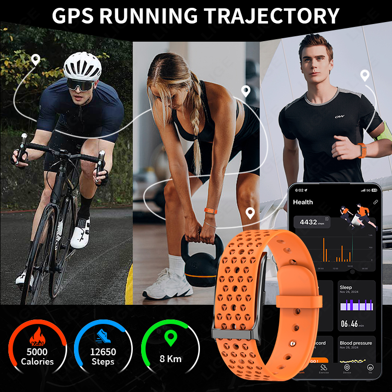 LIGE Call Reminder Smart Brace - Couple Watches Smartwatch ulasan dan harga