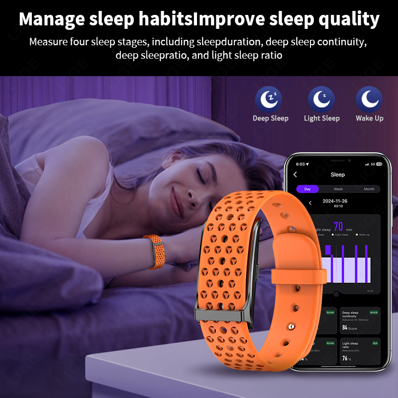 LIGE Call Reminder Smart Brace - Couple Watches Smartwatch ulasan dan harga