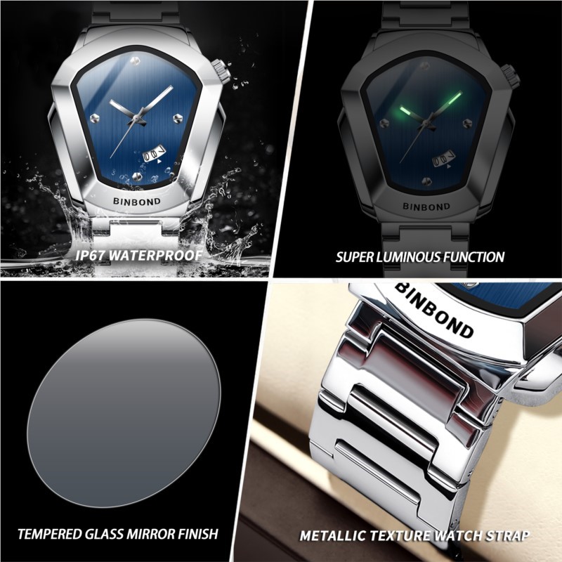 BINBOND New Luxury‑Light Diamo - Couple Watches Smartwatch ulasan dan harga